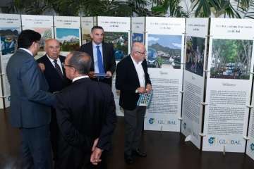 La fiesta aniversario de Global se celebró este miércoles en el Cabildo grancanario (Foto TA)
